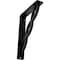 Ekena Millwork Loera Wrought Iron Bracket, (Single center brace), Powder Coated Black 1 1/2"W x 5 1/2"D x 8"H BKTM01X05X08SLO - alternate 1